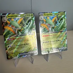 Serperior EX 003/086 x 2. Black Bolt Pokemon Card TCG Double Rare - Image 2