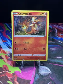 Pokemon Charmander SWSH092 Holographic Promo Card - Image 1