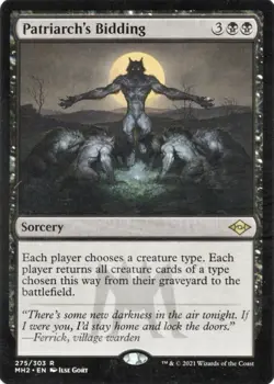 Patriarch's Bidding #275 (NM) Modern Horizons 2 MH2 Magic MTG Card - Image 1