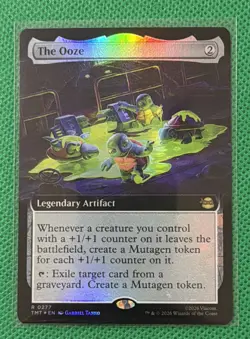 MTG TMNT 65 Card Lot-5 MYTHIC, 10 RARE, 20U, 30C) Raph’s Jitte The Ooze P13 - Image 1