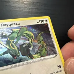 SWIRL Rayquaza SWSH029 Pokemon TCG SWSH: Sword & Shield Promo Cards Cosmic Holo - Image 3