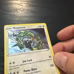 SWIRL Rayquaza SWSH029 Pokemon TCG SWSH: Sword & Shield Promo Cards Cosmic Holo - Image 4