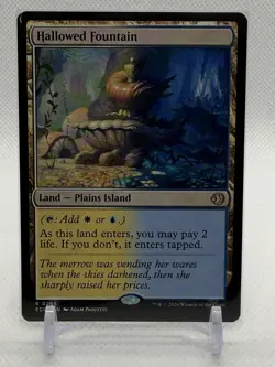 Hallowed Fountain #265 - Lorwyn Eclipsed (ECL) Non-Holo Rare Land MTG Card - Image 1