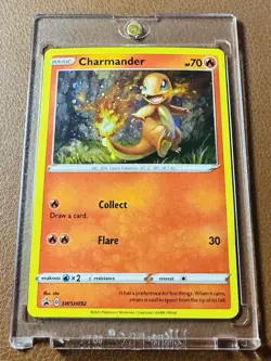 Charmander SWSH092 Black Star Promo 2021 Cosmos Holo Rare Pokemon TCG Card - NM - Image 3
