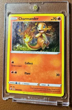 Charmander SWSH092 Black Star Promo 2021 Cosmos Holo Rare Pokemon TCG Card - NM - Image 4