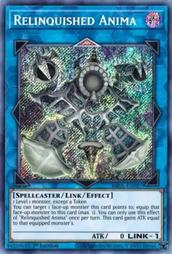 BROL-EN087 Relinquished Anima Secret Rare 1st Edition YuGiOh Card - Image 1
