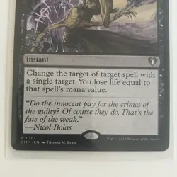 NMT MTG Imp's Mischief Commander Masters Regular Black Instant - Image 3