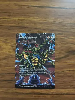 Waves of Aggression (Borderless) Teenage Mutant Ninja Turtles Source Material... - Image 1