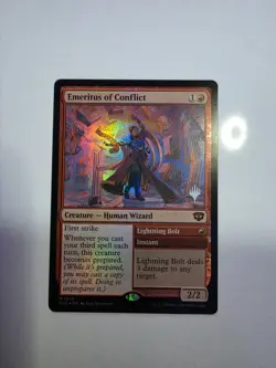 Emeritus of Conflict - Promo Pack: Secrets of Strixhaven Foil - (0113) - NM - Image 1