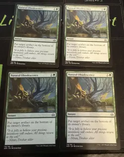 Natural Obsolescence x4 Aether Revolt Magic the Gathering MTG - Image 1
