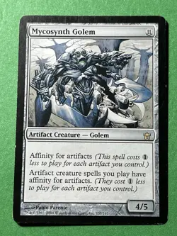 **Mycosynth Golem** ~Fifth Dawn~ MTG: Magic the Gathering, Light Play (LP) - Image 1