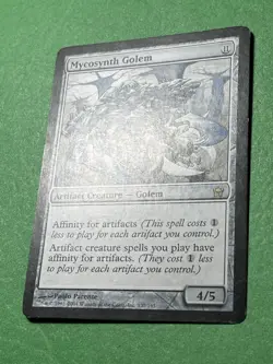 **Mycosynth Golem** ~Fifth Dawn~ MTG: Magic the Gathering, Light Play (LP) - Image 3