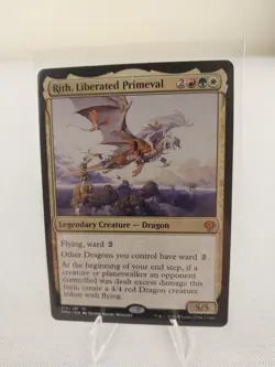 MTG Magic the Gathering Rith Liberated Primeval Dominaria United (#214) NM - Image 1