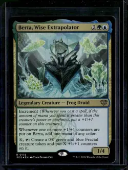 Berta, Wise Extrapolator - 175 - Foil - SOS - NM - MTG Magic the Gathering - Image 1