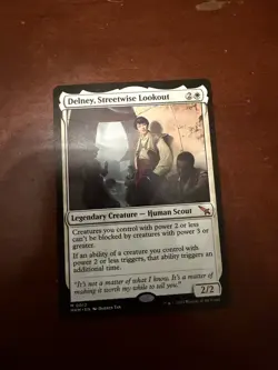 Delney, Streetwise Lookout - Murders at Karlov Manor (MKM) NM MTG Mythic #012 - Image 1