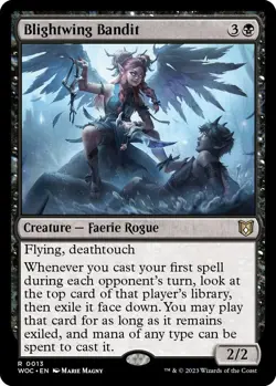 Blightwing Bandit Commander: Wilds of Eldraine Regular - Image 1