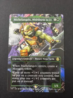 Michelangelo, Weirdness to 11 (Borderless) Teenage Mutant Ninja Turtles Regular - Image 2