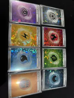 Pokemon Prismatic Evolutions CRACKED ICE HOLO Basic Energy - Image 1