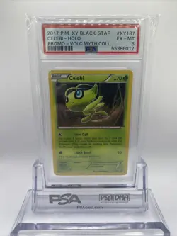 Pokemon Mythical Collection Promo Celebi Holo XY187 PSA 6 - Image 1