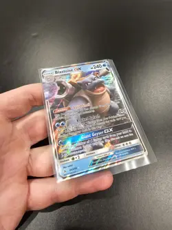 Pokemon TCG Blastoise GX Holo Ultra Rare Card 35/214 Unbroken Bonds - Image 1