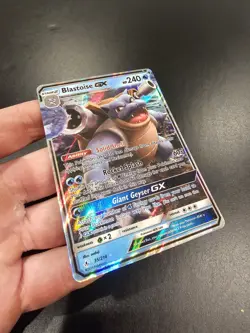 Pokemon TCG Blastoise GX Holo Ultra Rare Card 35/214 Unbroken Bonds - Image 2