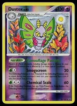 Pokemon Card - Dustox Platinum 25/127 Reverse Holo Rare - Image 1