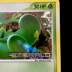 2005 Pokemon Treecko-# 70/106-Holo ex Emerald-Stamped Clean Crisp - Image 3