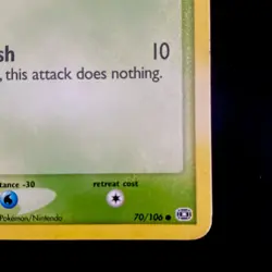 2005 Pokemon Treecko-# 70/106-Holo ex Emerald-Stamped Clean Crisp - Image 4