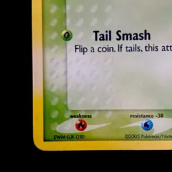 2005 Pokemon Treecko-# 70/106-Holo ex Emerald-Stamped Clean Crisp - Image 5