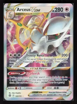 Arceus VSTAR Holo Ultra Rare Pokemon SWSH09: Brilliant Stars 123/172 NM - Image 1