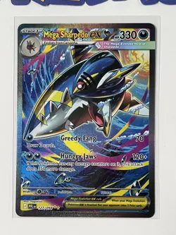 Mega Sharpedo EX 127/094 - Me02: Phantasmal Flames SIR Holo - Pokemon TCG - Image 2