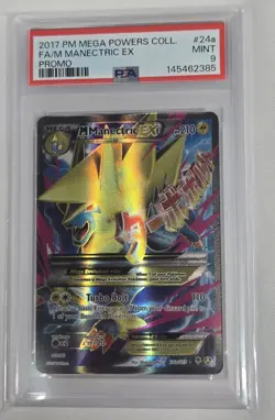 Pokemon PSA 9 M Manectric EX FA 2017 24a/119 Mega Powers Collection - Image 1