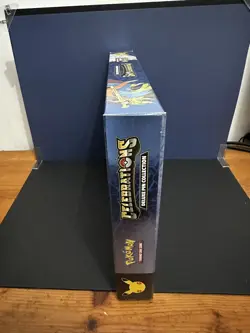 Sealed Pokemon TCG: 2021 Celebrations Deluxe Pin Collection Box - Zacian LV.X - Image 3