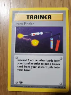 Pokemon Item Finder 1st Edition Base Set Shadowless Vintage - Wotc - Image 1