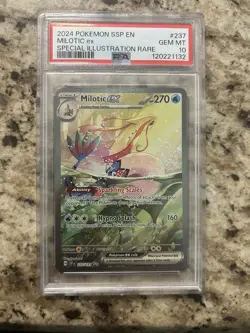 Pokemon Milotic EX Special Illustration Rare 237/191 Surging Sparks PSA 10 - Image 1