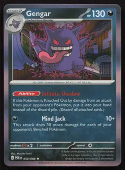 Gengar 050/088 Rare Perfect Order Pokemon Holo Near Mint - Image 1
