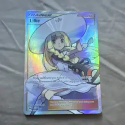 MINT/NEAR MINT Pokemon TCG Lillie Full Art Ultra Rare Holo 147/149 SM - Image 1