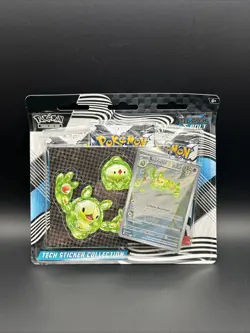 Pokemon TCG Scarlet & Violet BLACK BOLT TECH STICKER COLLCTION 3 Pack Blister - Image 1