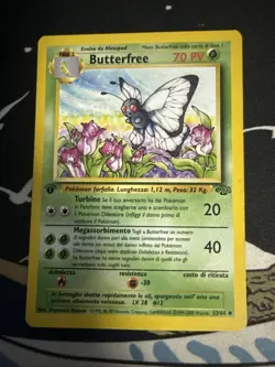 Pokemon TCG Butterfree 33/64 1st Edition Jungle Italian NM - Image 1