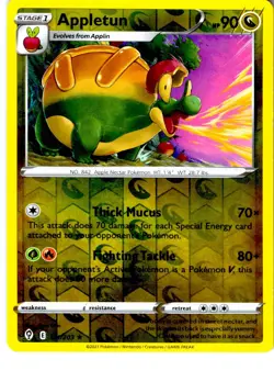 Appletun 121/203 Rare Evolving Skies Pokemon Reverse Holo Lightly Played - Image 1