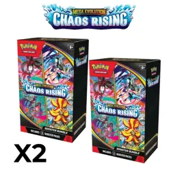 2x Pokemon TCG: Mega Evolutions ME4 - Chaos Rising Booster Bundle PREORDER - Image 1