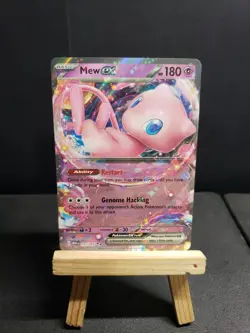 Mew ex 151/165 151 Scarlet & Violet Double Rare Pokemon TCG Holo FOIL - Image 1