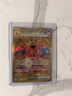 2023 POKEMON OBF EN-OBSIDIAN FLAMES 228 CHARIZARD EX HYPER RARE - Image 1