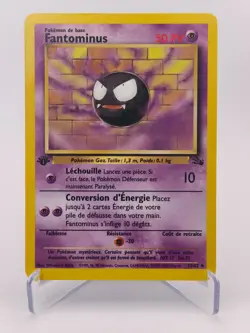 Carte Pokemon Fantominus 33/62 Fossile Edition 1 ED1 VF FR Excellent - Image 1