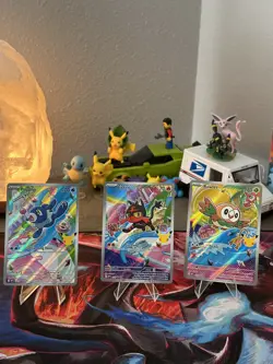 Pokemon TCG First Partner Illustration Collection Series 1 Alola Gen 7 Starters - Image 1