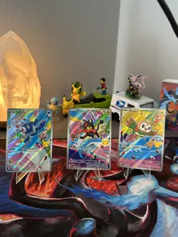 Pokemon TCG First Partner Illustration Collection Series 1 Alola Gen 7 Starters - Image 2
