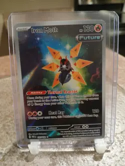 Pokemon TCG Iron Moth SV04 Illustration Rare 187/182 ( Only 4 JRVISIONS13) - Image 1