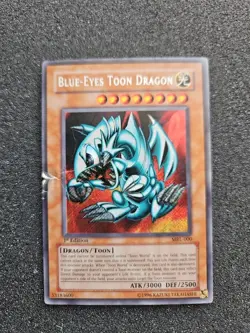 Blue-Eyes Toon Dragon MRL-000 Magic Ruler 1st Edition Damaged Yugioh - Image 1