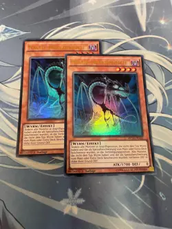 YUGIOH - NIGHT DRAGOLICH X2 - ULTRA RARE - GERMAN - 1ST ED - MP15 - LP - Image 1