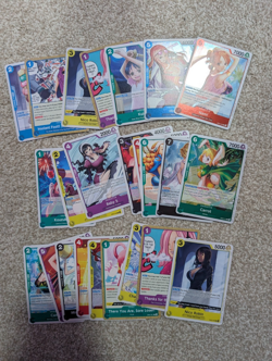 One Piece EB03 Bulk Lot - 24 Cards - Commons And Rares Nami Hina Carrot Stussy - Image 1